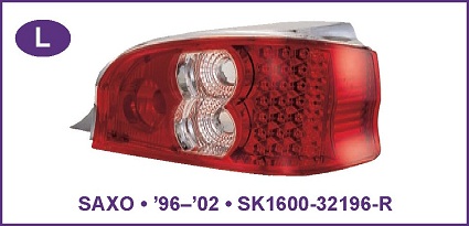 LED Stop svetla CITROEN SAXO Red 92-98